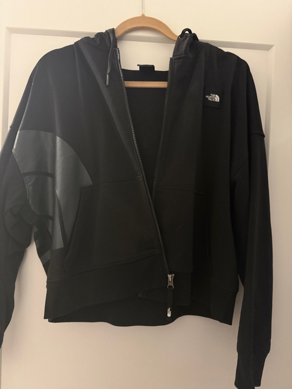 The North Face Women's Black Zip Hoodie Bomber Jacket